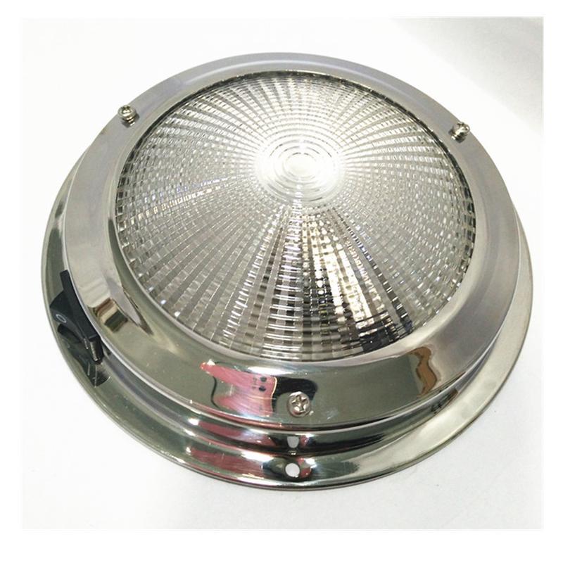 3寸4寸5寸游艇防尘阅读灯灯12v6w顶灯led阅读顶灯室内灯