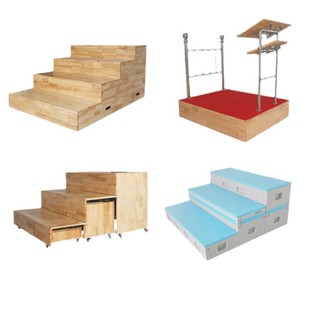 实木合唱台推拉折叠学校音乐教室定制专用指挥台