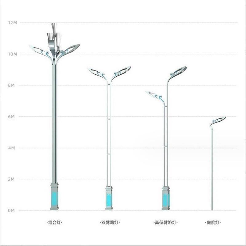 异形灯杆户外路灯景观灯双臂庭院组合广场 市政道路智慧路灯杆