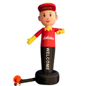 空中舞星气模人卡通气球人庆典人偶跳舞人开业招手气模人