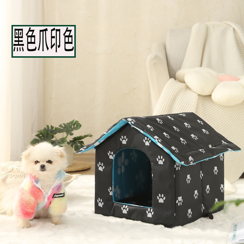 流浪猫窝款户外防水猫屋狗屋宠物窝垫笼子可拆洗猫别墅爆狗窝