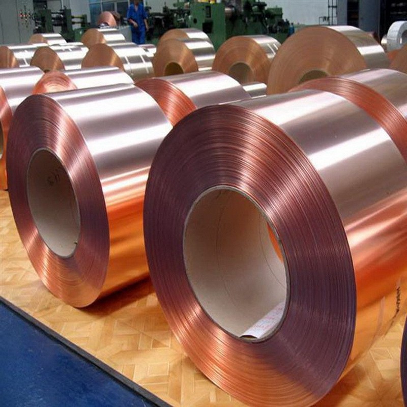 变压器铜片、铜皮导电铜片电感硬t2紫铜带半铜片c1100紫铜带