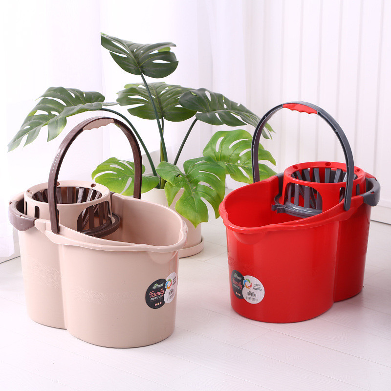 m204加厚拖把桶挤水桶水桶拖地桶墩布挤家用拧干桶手压式老式塑料