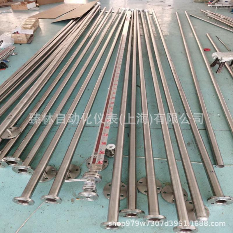 磁敏LED顶装磁翻柱液位计UQC-T34磁翻板液位计