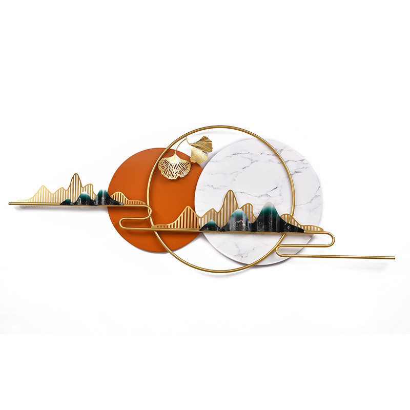 餐厅风客厅沙发背景墙装饰现代简约轻奢禅意壁挂卧室床头装饰品