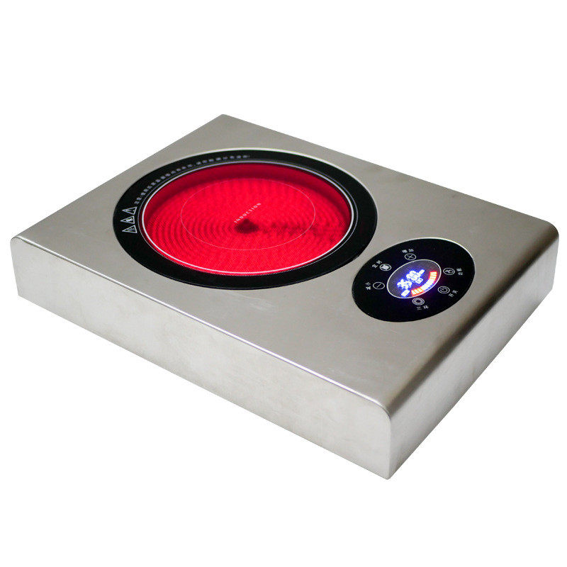 电陶炉用家商不挑锅3500w大功率不锈钢四眼六多头嵌入式110-220v