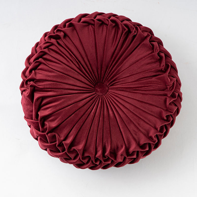 蒲团南瓜抱枕圆形靠枕粉色坐垫腰枕客厅沙发民宿装饰车轮北欧ins