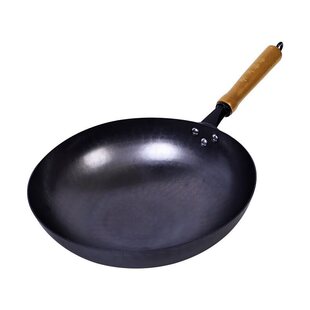 富匠手工铁锅章丘熟铁铁锅不粘锅手工锻打无涂层老式炒锅锅燃气