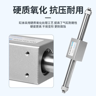 无杆气缸RMS10X150磁耦合无杆气缸RMS10X200 气动RMS10X100磁偶式