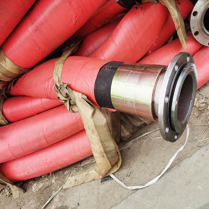 大口径高压胶管高低压橡胶管高压胶管4寸6寸8寸法兰钢丝管编织