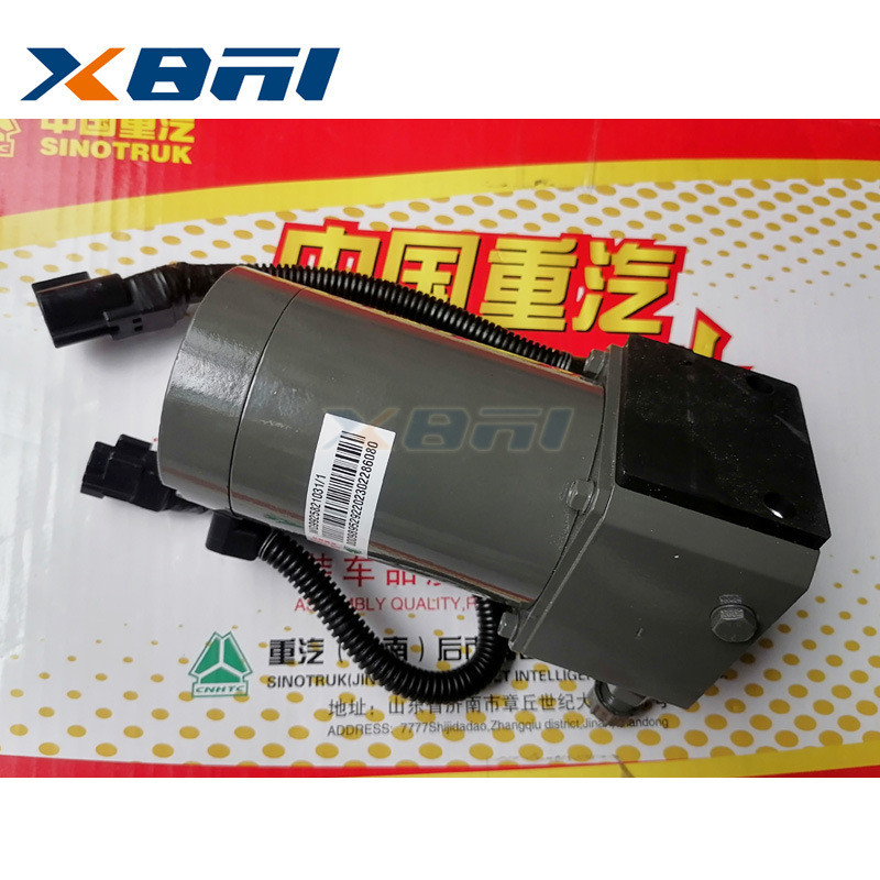 WG9925821031重汽汕德卡C7HC9H豪沃TX7配件举升电机总成