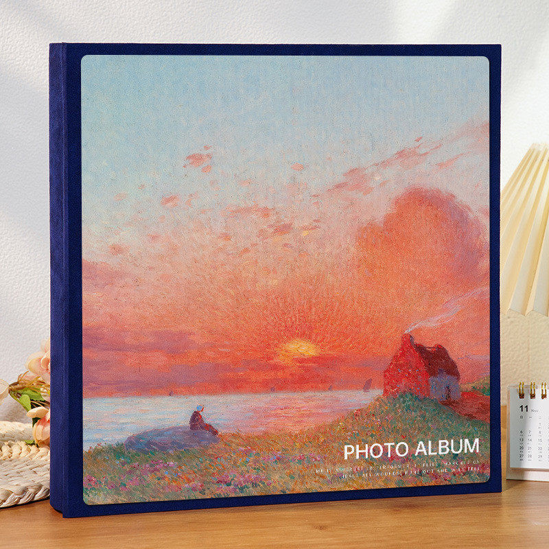 bx62diy相册本纪念册手工覆膜记录回忆自黏自粘贴6寸照片收纳相薄