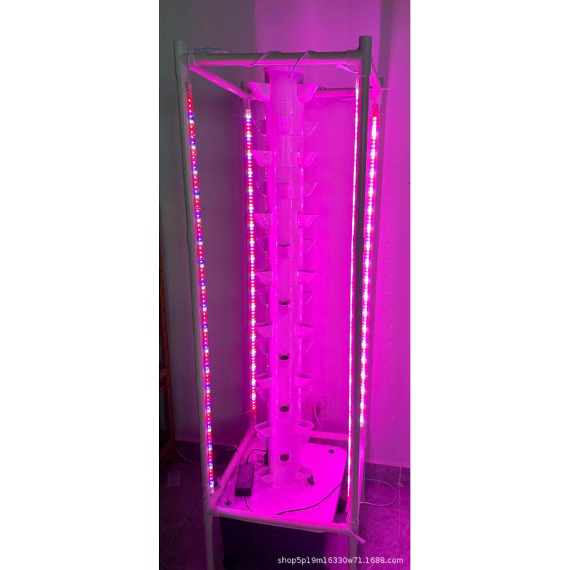 种菜新款45孔立柱无土栽培水培热销机水培立柱塔家庭学校种植