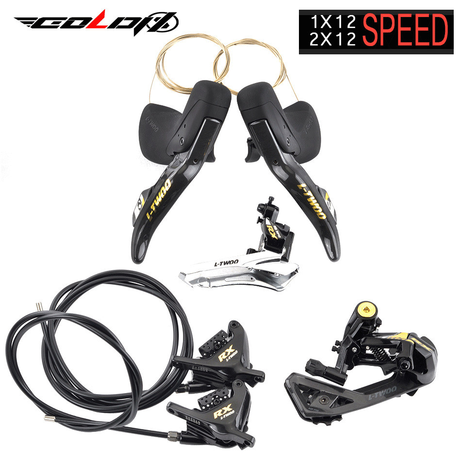 GOLDIX RX12 1/2x12速公路自行车变速套件组碳纤维 前拨后拨
