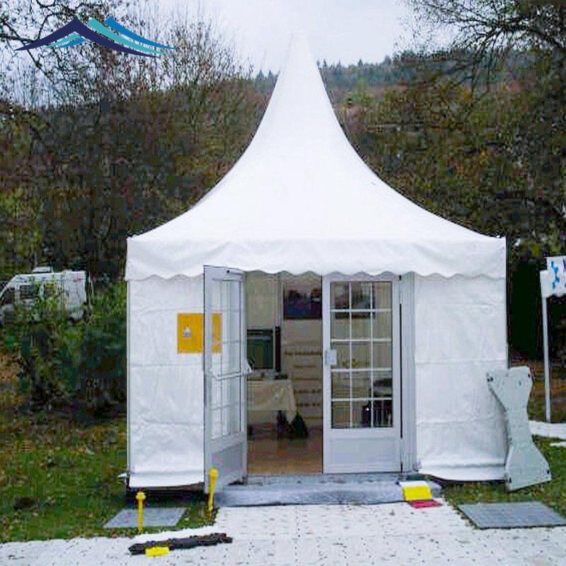 四角聚会尖顶篷房户外婚礼婚庆临时休息帐篷欧式锥顶欧式帐篷