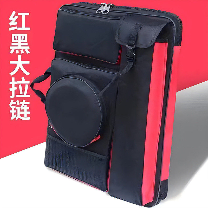 双肩防水美术画包加厚帆布艺考4K素描写生画袋手提画板袋大容量包