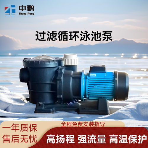厂家游泳池循环专用过滤泵温泉水疗池过滤器养殖抽水泵鱼池吸污泵