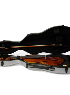 VB12-44银灰色小提琴琴盒4/4尺寸专业小提琴盒子