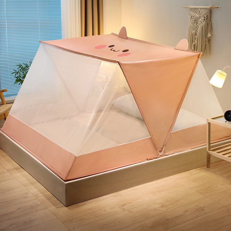 简约美观家用新款免安装折叠蚊帐网红款可折叠加厚加密无底高低床,床上用品,蚊帐,淘宝优惠券,粉丝福利购,淘宝优惠卷