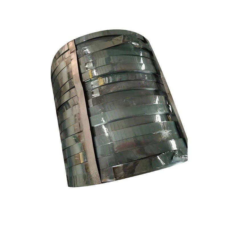 厂家批发q195金属黑退波纹管带钢烤蓝钢带镀锌带钢波纹管打包带