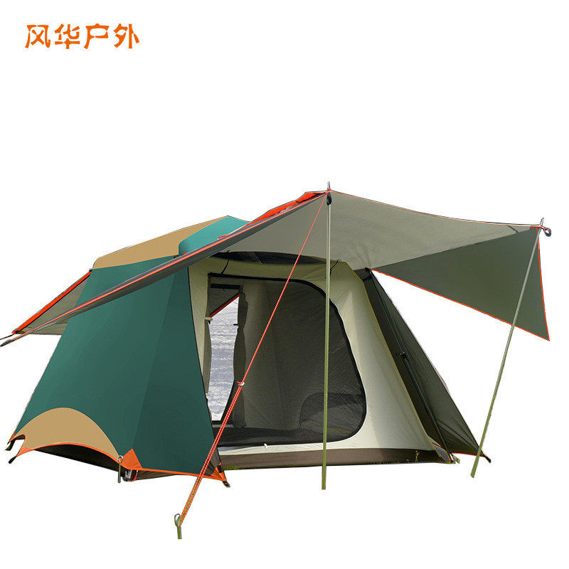 免休闲帐篷全自动速开野营户外钓鱼搭建帐篷露营凉棚家庭遮阳防雨