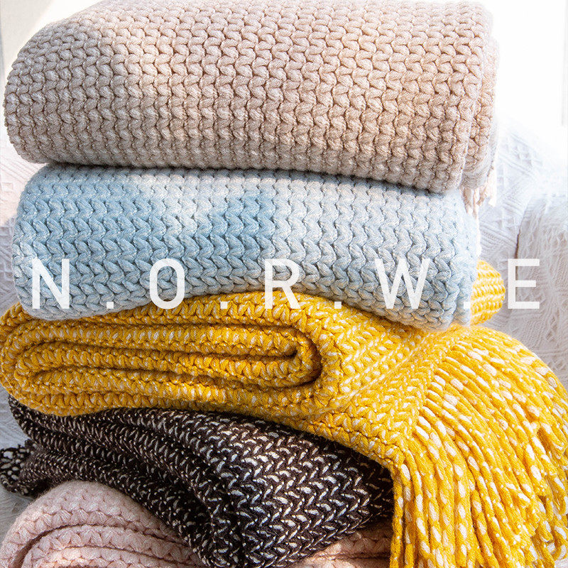 美式床搭床尾毯沙发毯毛线毯办公室空调大毛毯搭巾盖毯,床上用品,休闲毯/毛毯/绒毯,淘宝优惠券,粉丝福利购,淘宝优惠卷