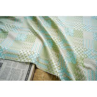 经典提花面料撞色方格高级感复古浮雕春秋上衣箱包色织花束装饰布