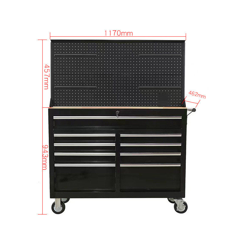 欧美手推车新款重型工具箱工厂车间工作台汽修多功能出口厂家直销