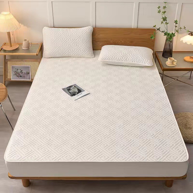 床垫套夹棉床笠席梦思床罩保护套防尘罩防滑透气原棉外贸