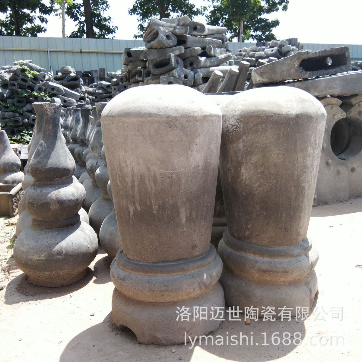 河南青瓦厂凉亭六角凉亭宝顶仿古屋顶装饰青瓦屋脊配件古建宝顶