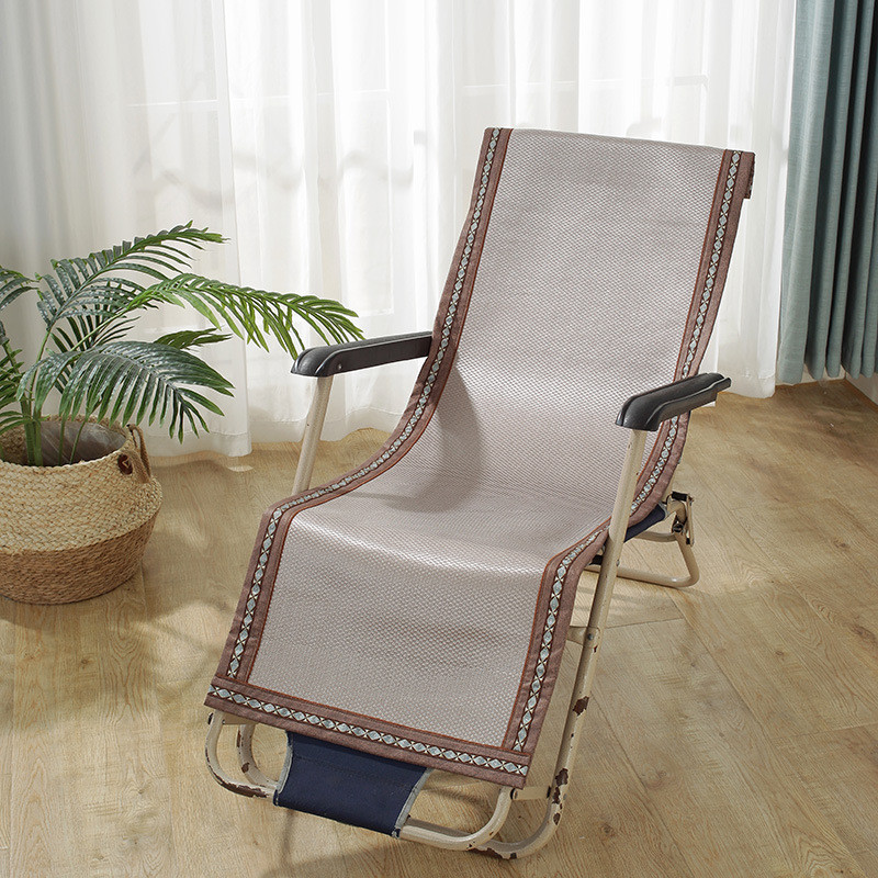 mnx2夏季夏天垫子摇椅躺椅凉席凳子椅子坐垫靠背一体透气冰丝藤椅