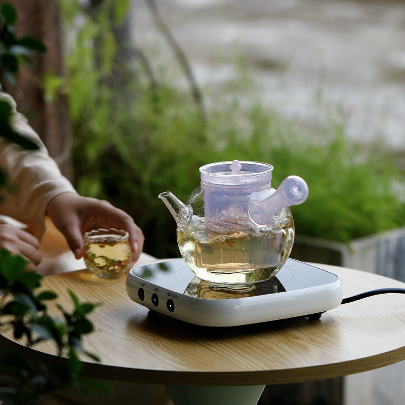 叁间侧把玻璃壶家用茶水分离小号煮茶器带过滤红茶泡茶冲茶壶