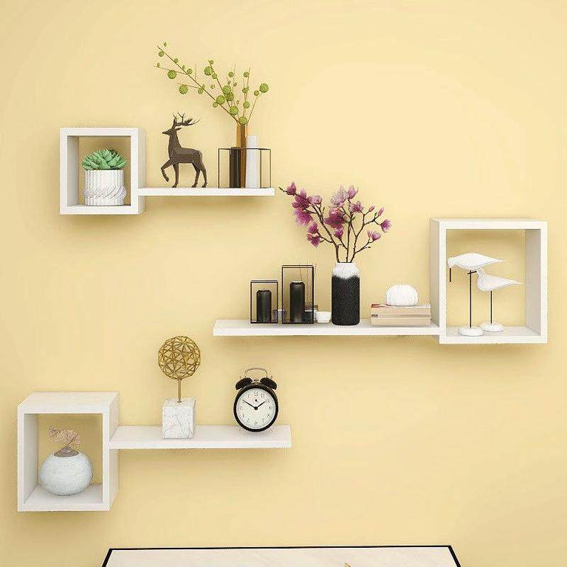 免打孔背景墙装饰挂壁墙架墙面储物柜客厅墙上置物架架子卧室隔板,住宅家具,其它柜类,淘宝优惠券,粉丝福利购,淘宝优惠卷