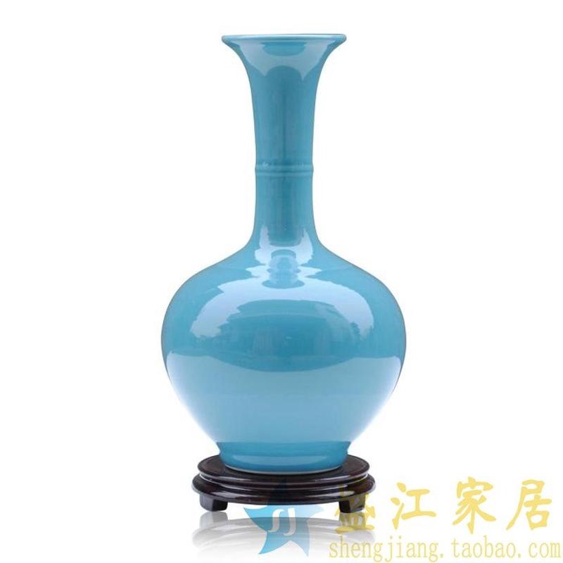 景德镇陶瓷花瓶家居装饰摆件高温摆设裂纹釉瓶子颜色厂家批发