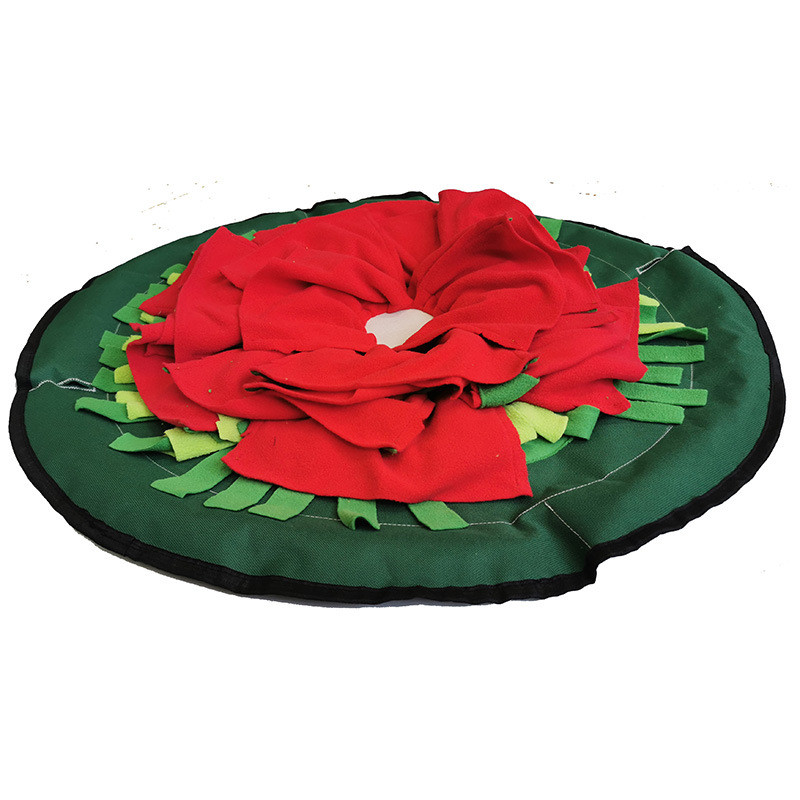 宠物嗅闻垫寻宝噎防垫食狗碗耐咬锻炼智力训练闻嗅花朵毯子厂家