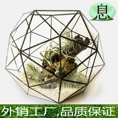 16027a玻璃!工厂直销几何包邮花房玻璃小花房多肉微景观玻璃花房