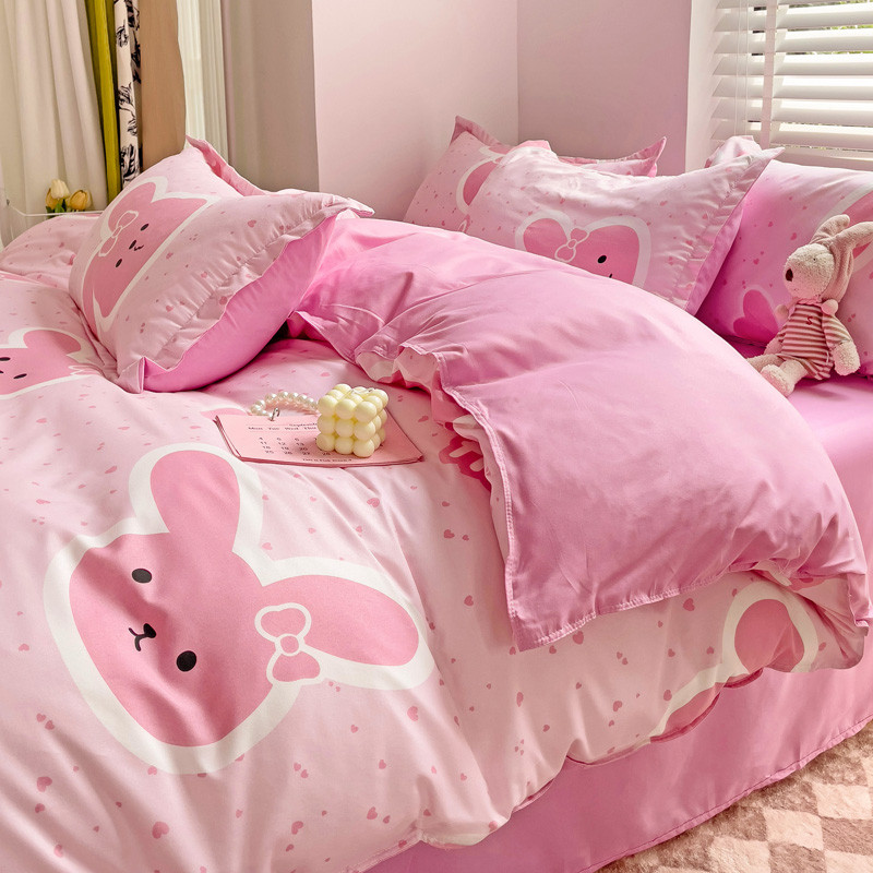 wi25韩系床单ins风四件套寝室床上三件套女学生宿舍被套单人床被