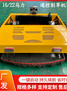 热销出口泰国履带遥控割草机 Robotic Lawnmower草坪机果园汽油除