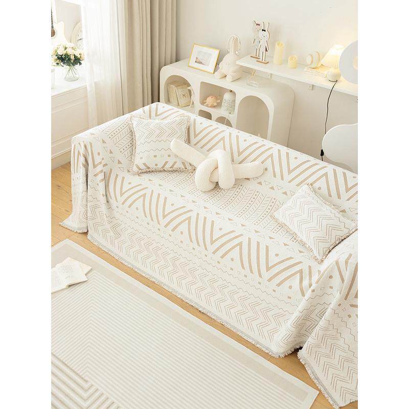 7l8k防罩加厚沙发巾盖布盖毯简约四季通用单人三人全包套猫抓坐垫