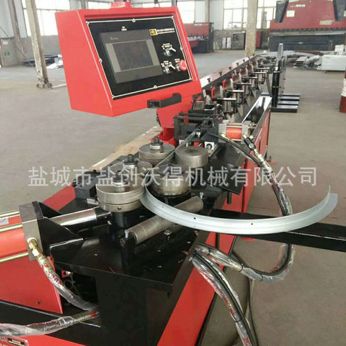 热销带钢法兰卷成型线全自动数控圆法兰成型机一次圆厂家直供