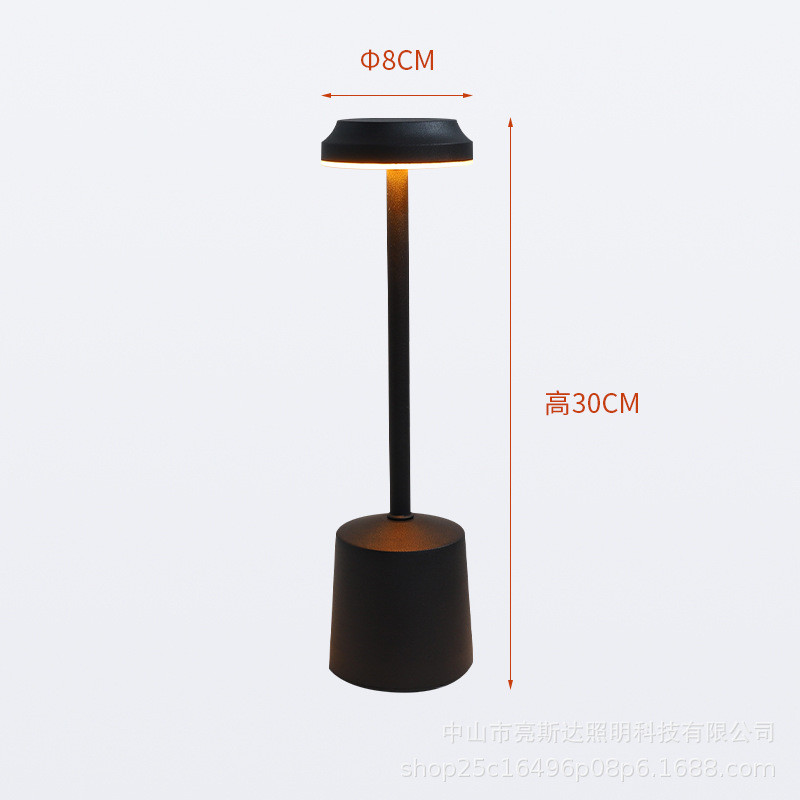 触摸小台灯复古创意台灯吧台餐厅卧室小夜灯led充电款氛围灯