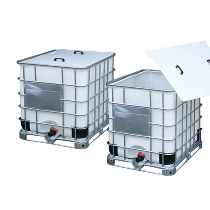 大开口径加厚吨桶食品级储水桶全新ibc集装塑料桶桶1000l敞口水箱