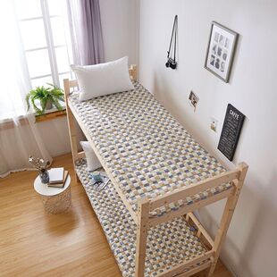 吉易天600克磨毛寝室学生床垫褥子0.9米榻榻米软床垫上下铺专用