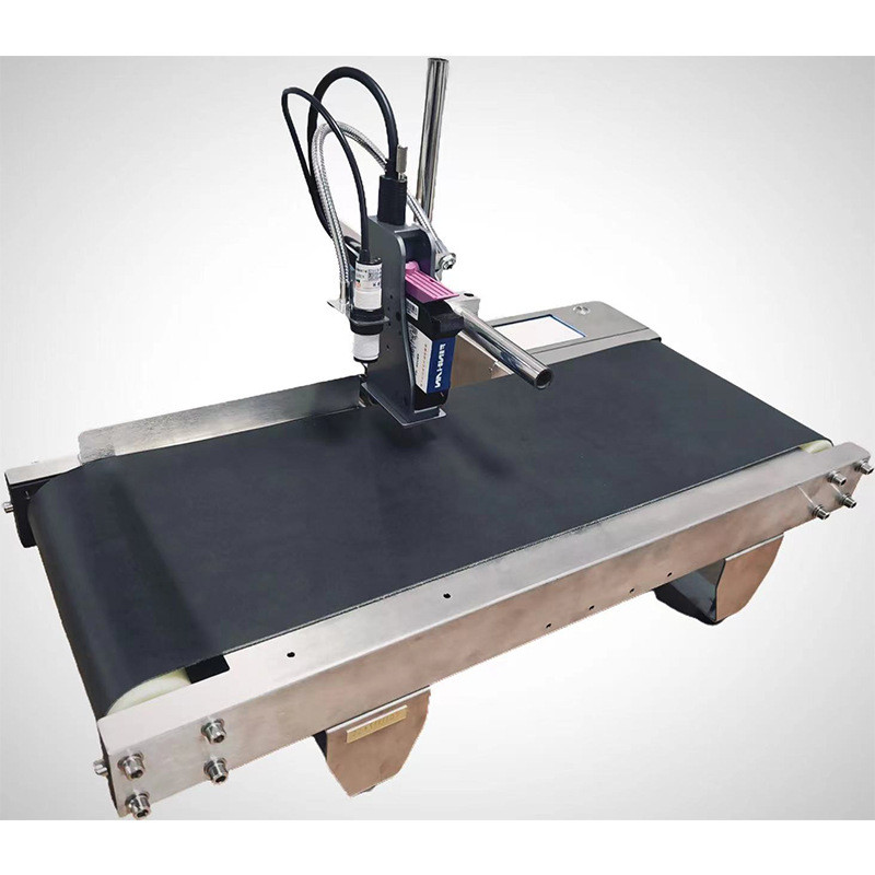 输送喷码一体机日期多种语言图片条码小型传送台12.7和25.4两款
