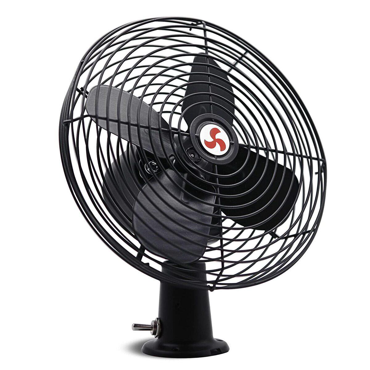 车载风扇12v24v大货车通用挖机铲车工程汽车电风扇汽车大风力强