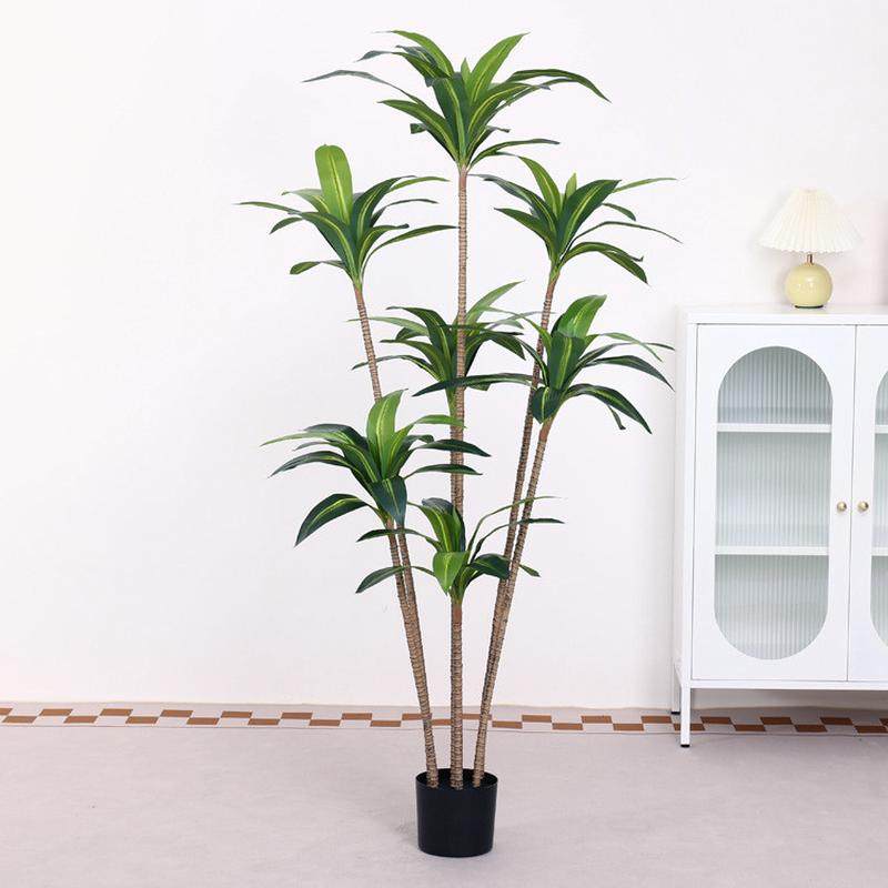 高端轻奢仿真装饰摆件假绿植盆栽室内客厅大型落地巴西木仿生植物,家居饰品,仿真花/假花,淘宝优惠券,粉丝福利购,淘宝优惠卷
