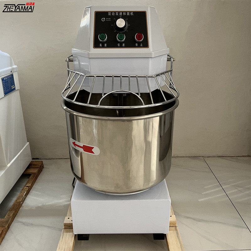 商用公斤双动双速20l30l40l和面机打面机8/12/15静音自动搅拌机