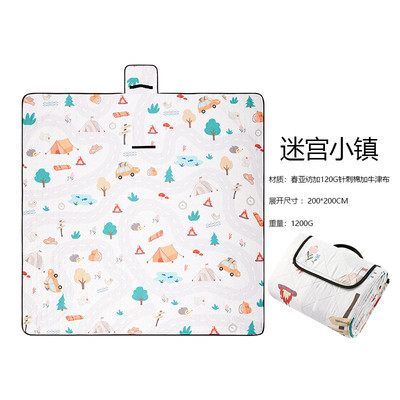 户外野餐郊游防潮垫子露营帐篷地垫源头厂家加宽加厚草坪垫席子