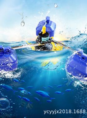 380v220v水产鱼塘涌浪直流叶轮式增氧机变频永磁