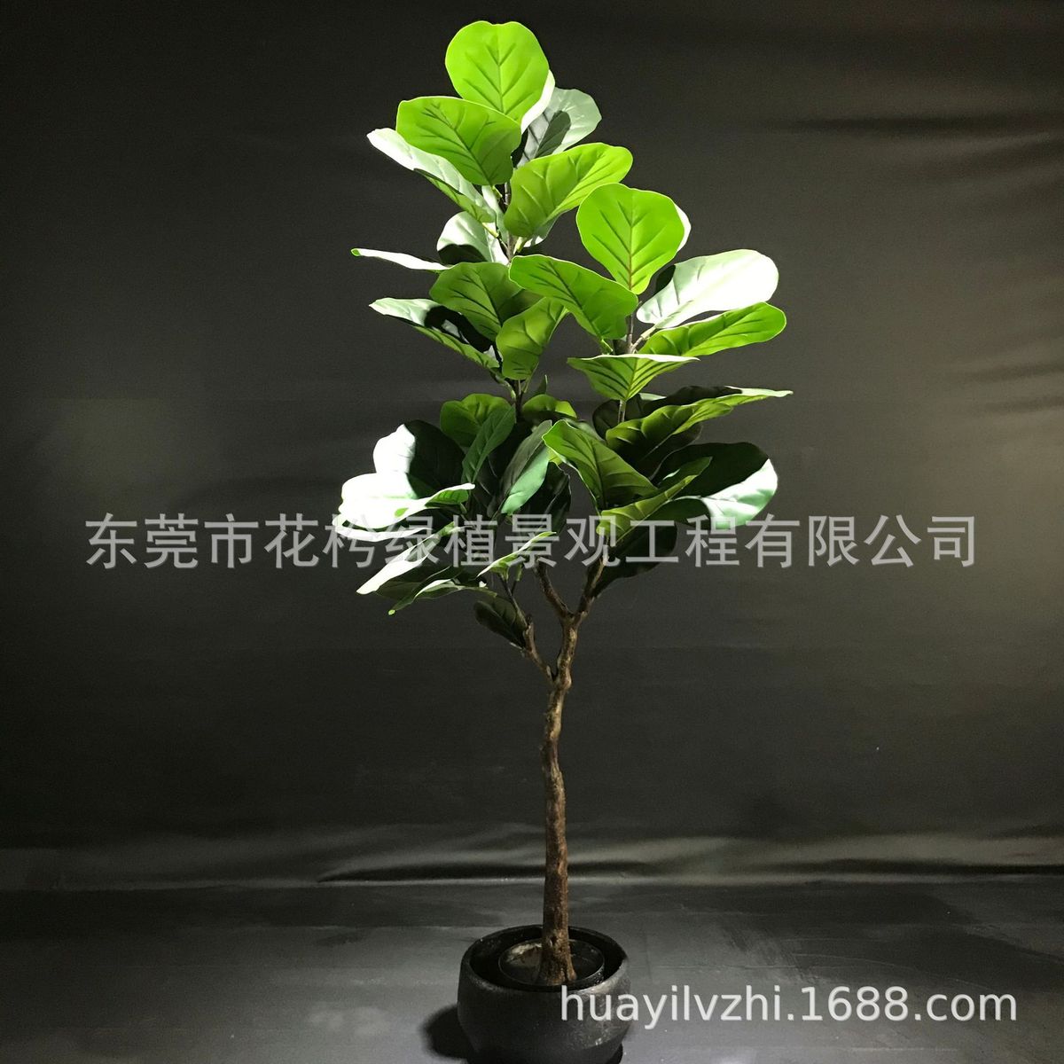 仿真植物盆栽琴叶榕仿真北欧家居客厅办公室绿植摆件批发厂家